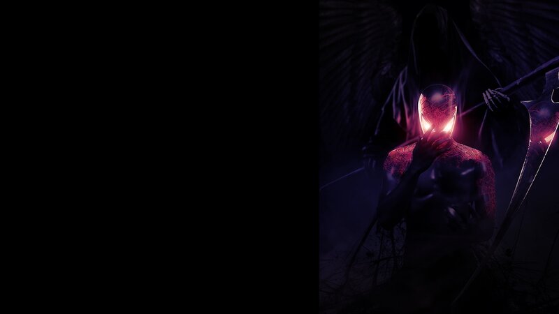 Spider-Man with Glowing Eyes