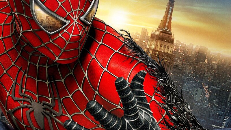Spider-Man with symbiote suit