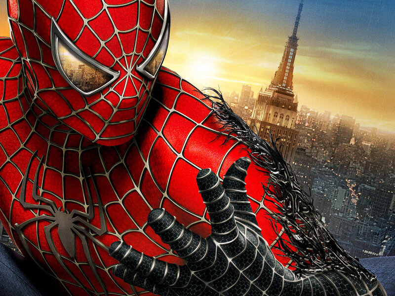 Spider-Man with symbiote suit