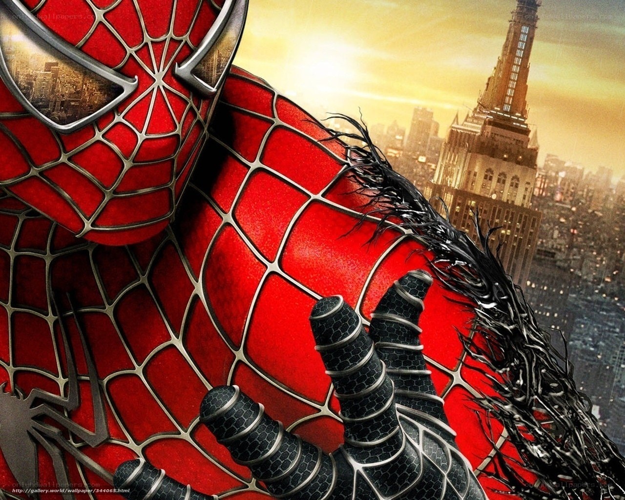 Spider-Man with symbiote suit