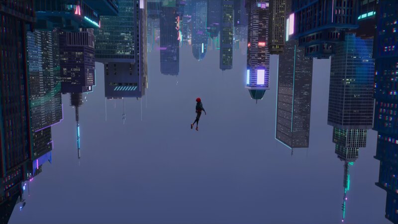 Spider-verse Character Floating