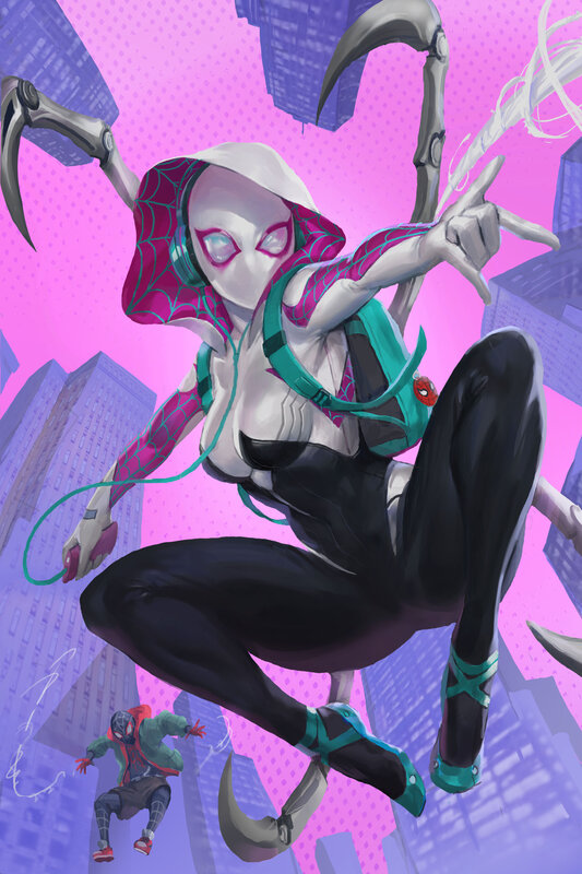 Spider-verse Character — Pink, Dynamic