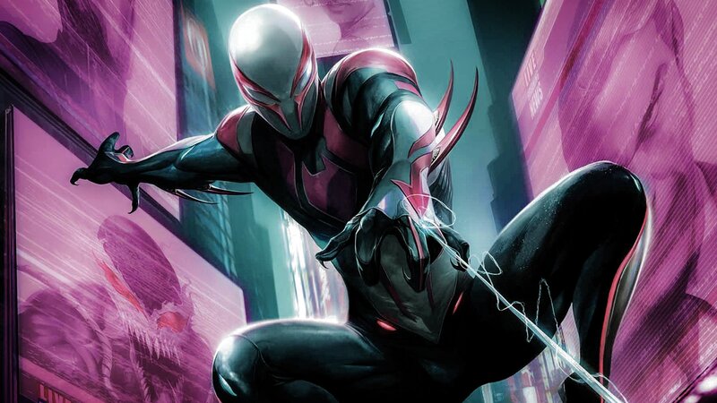 Spider-verse Character — Purple
