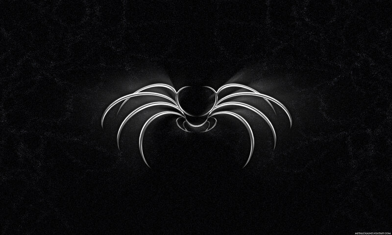 Spider Web Design Wallpaper