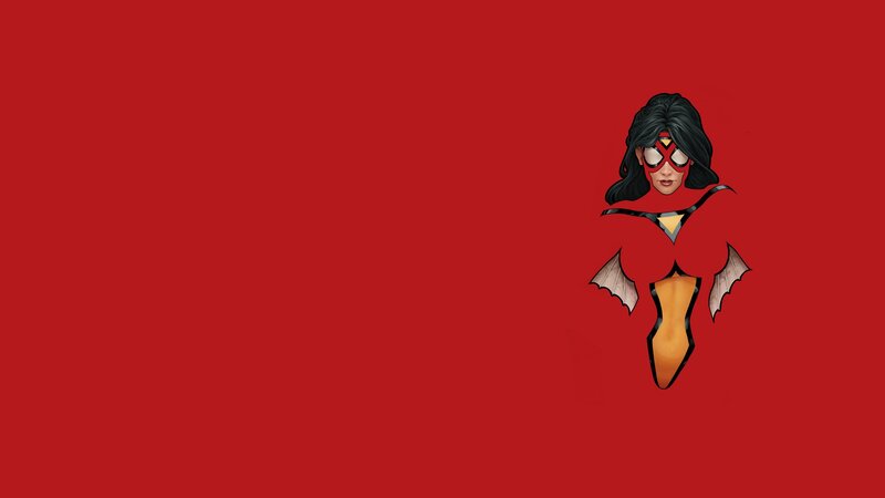Spider-Woman character illustration