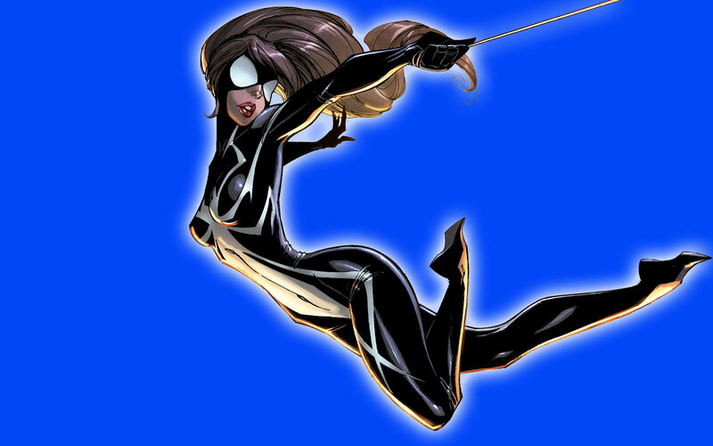 Spider-Woman in action
