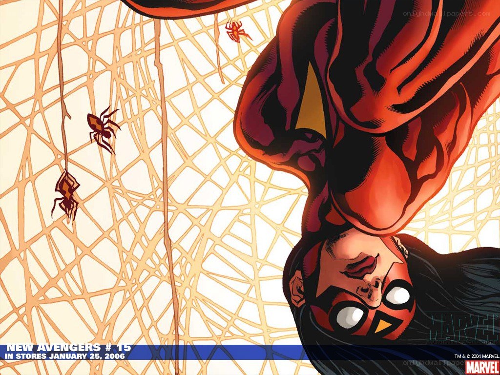 Spider-Woman in web