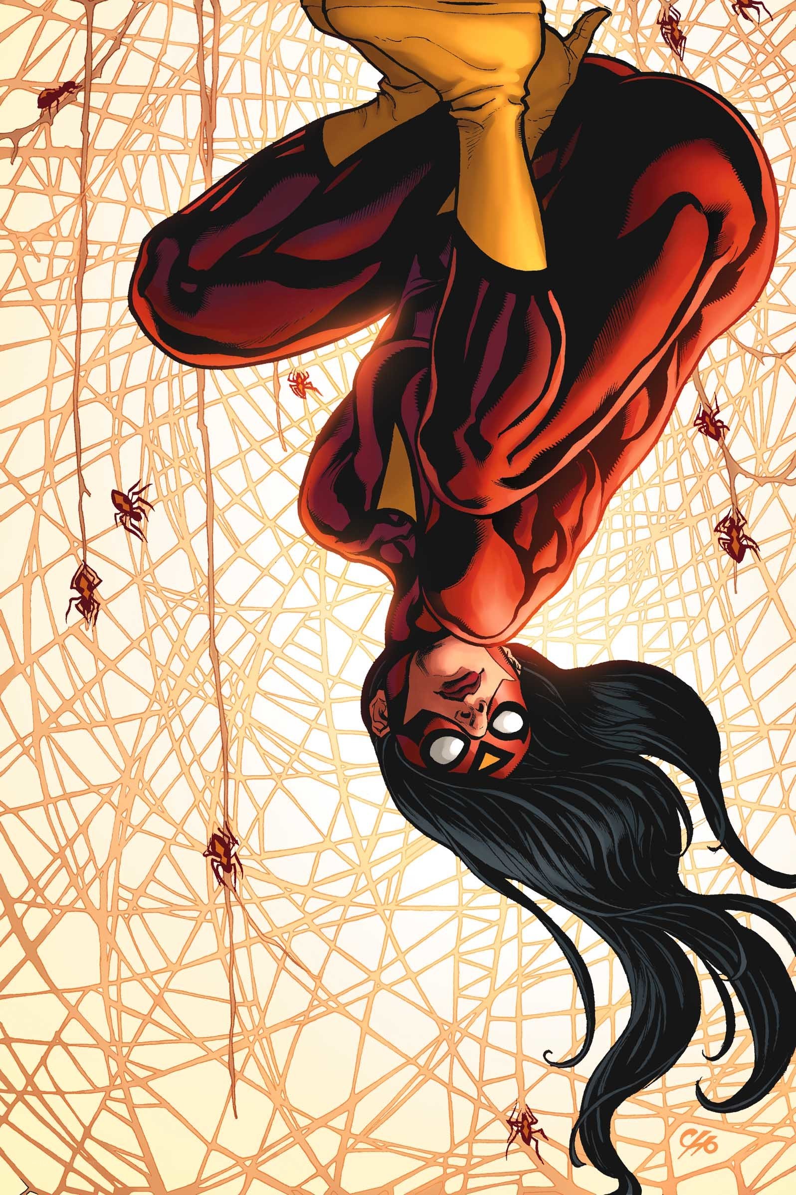 Spider-Woman in web
