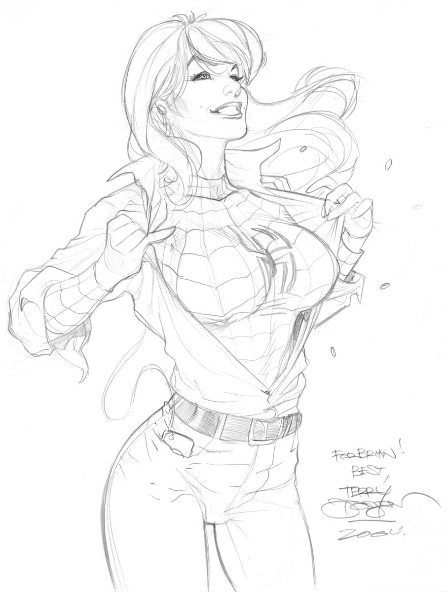 Spider-Woman sketch