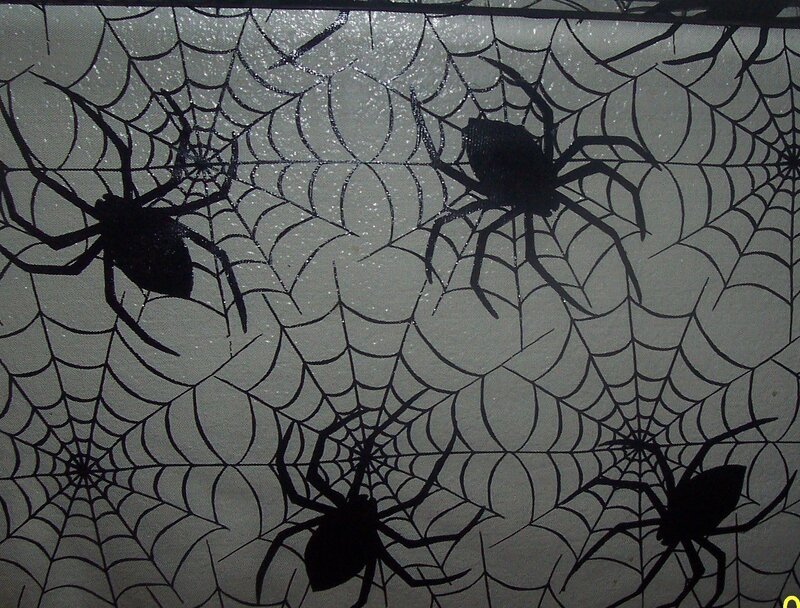 Spiders on a Web — Black