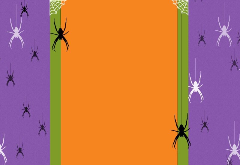 Spiders on a Web — Orange