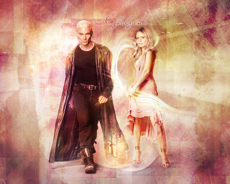 Spike and Buffy from 'Buffy the Vampire Slayer'
