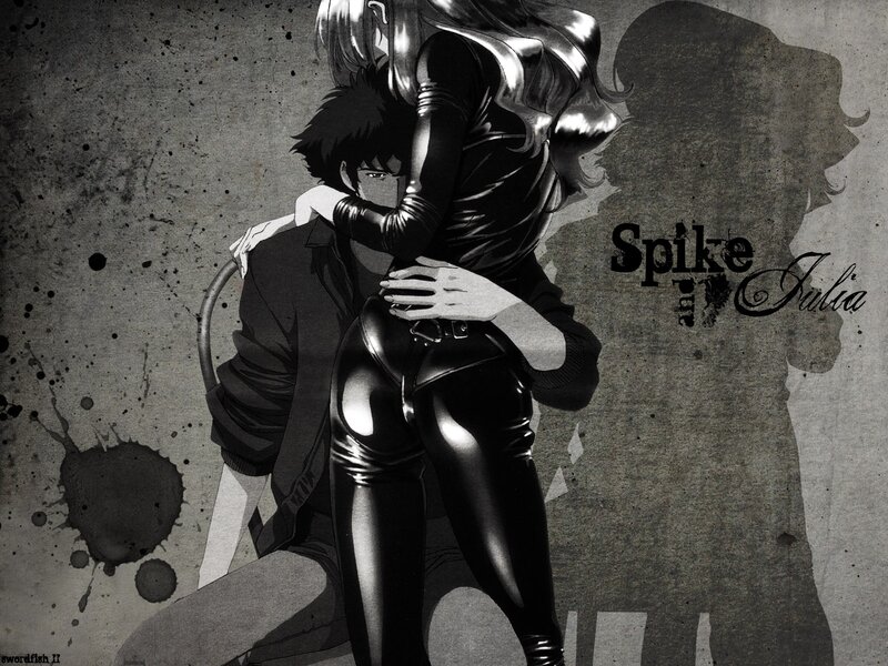 Spike and Julia embrace