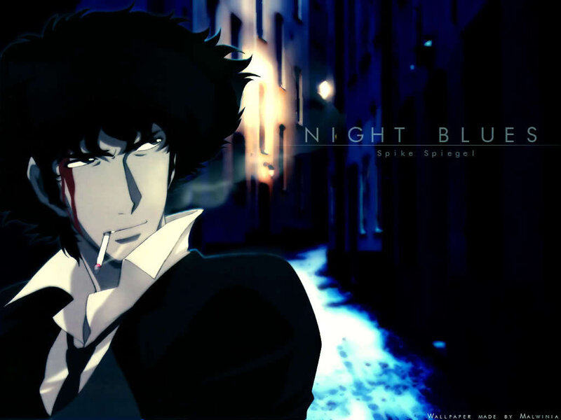 Spike Spiegel in a dark alley