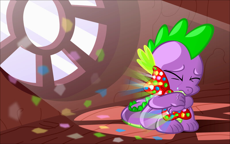 Spike the Dragon Crying