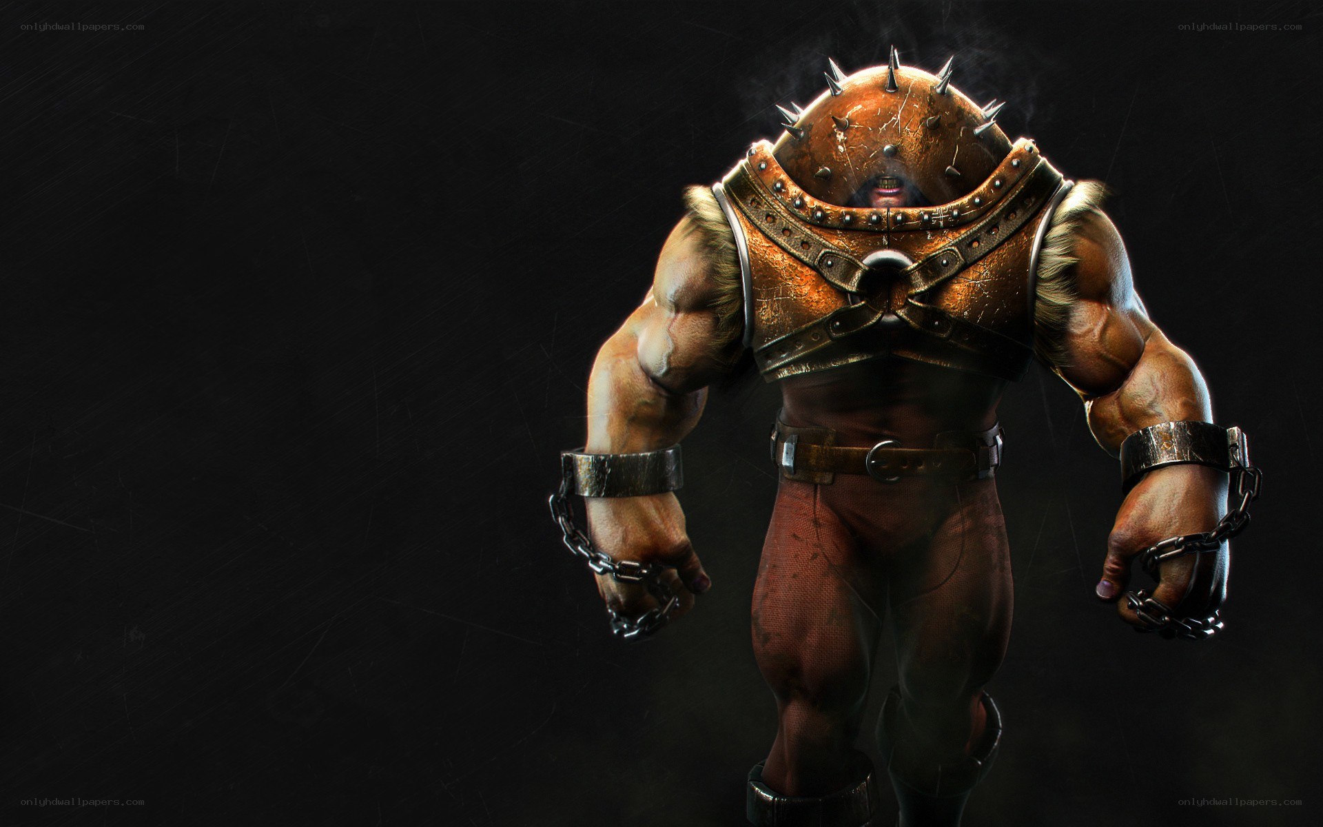 spiked helmet warrior