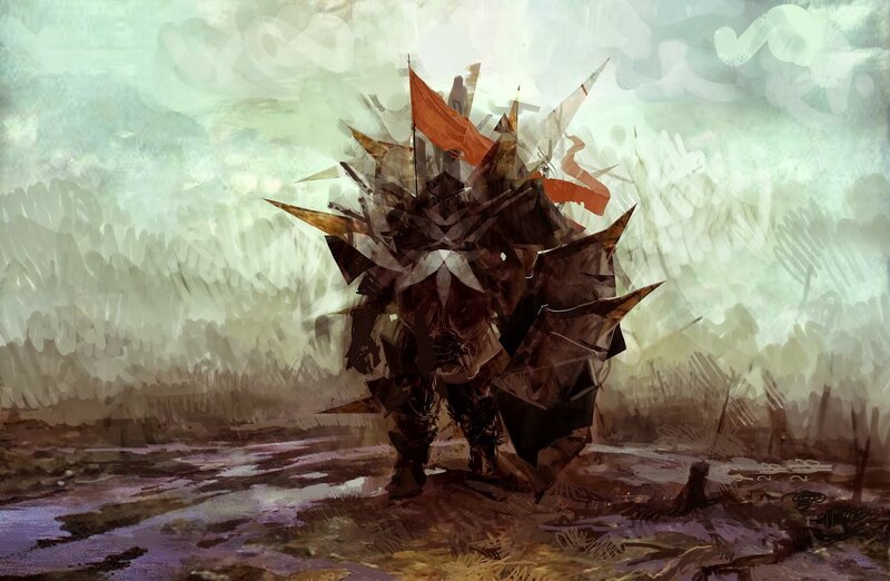 Spiky Armored Figure