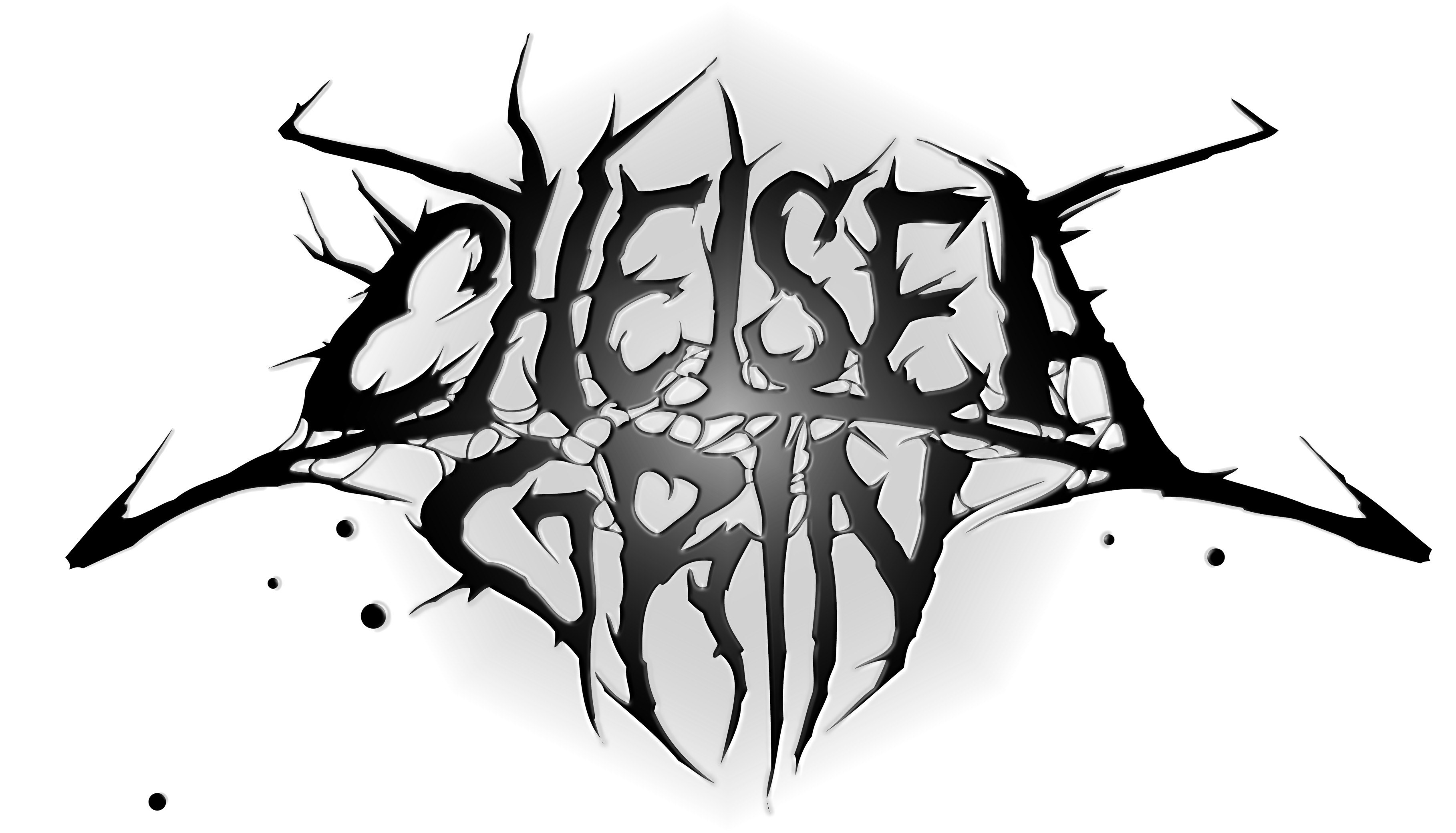 spiky black and white logo