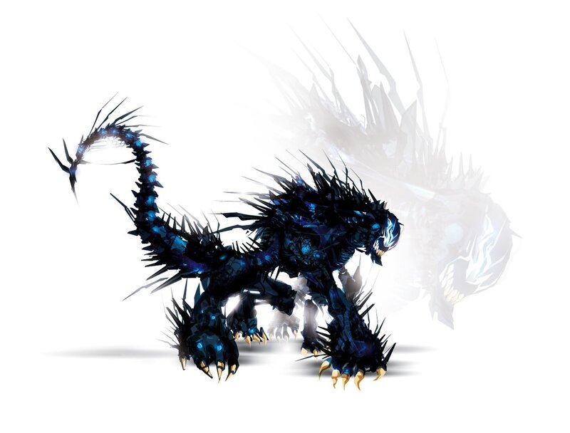 Spiky Black Dragon