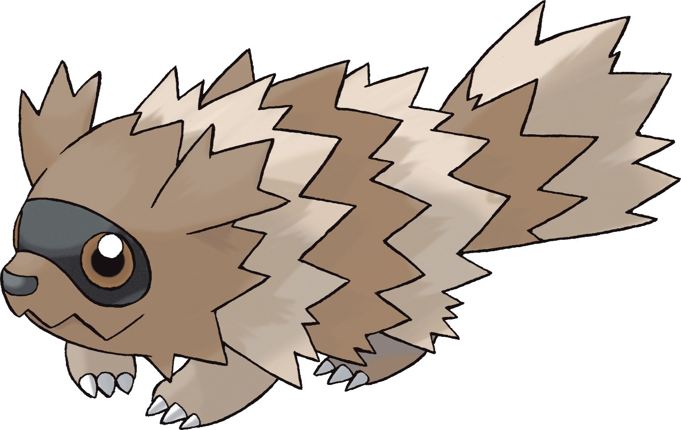 Spiky brown Pokémon