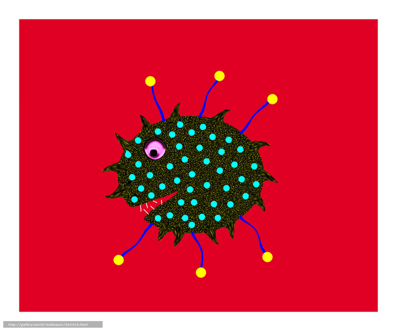 spiky creature with antenna