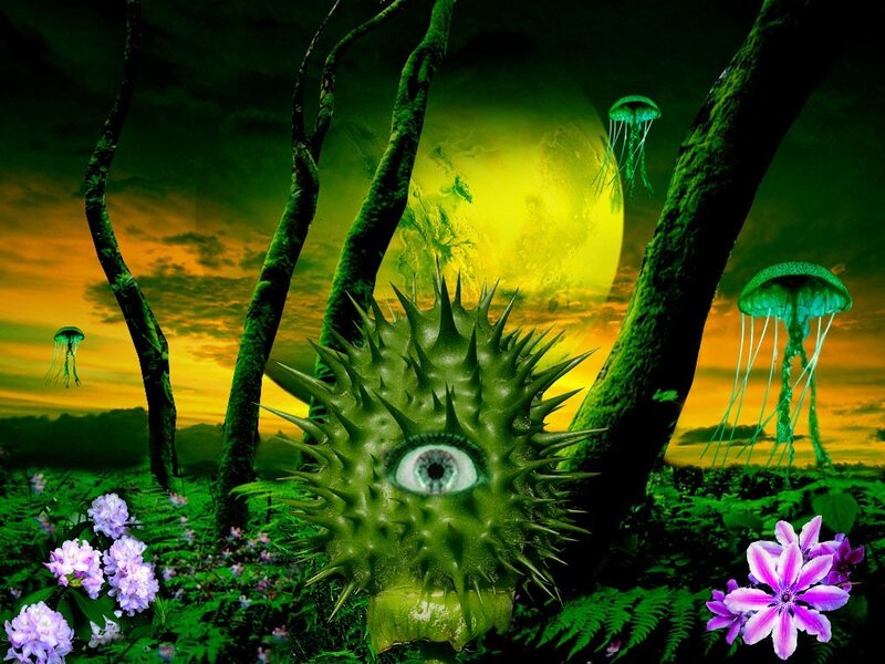 Spiky Eye Creature