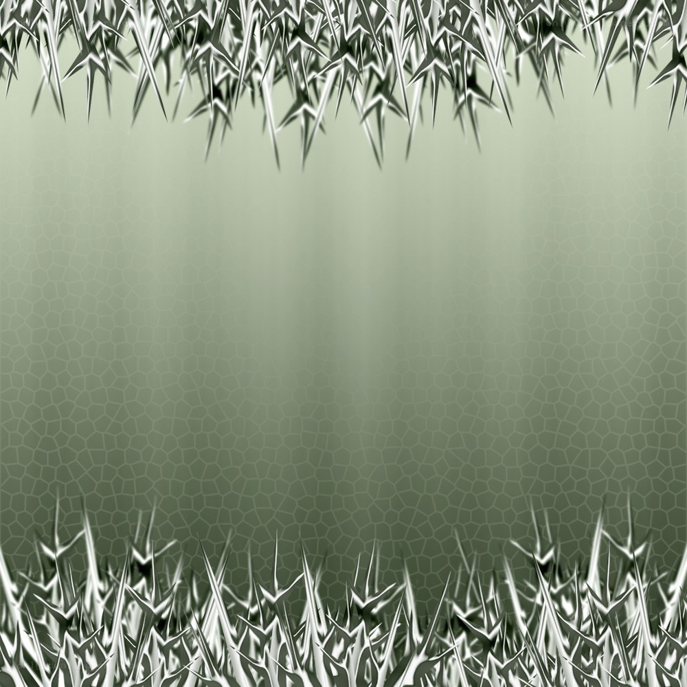 spiky green abstract background