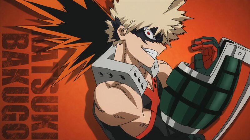 Spiky-haired Anime Character — Orange, Dramatic, Explosion Effect
