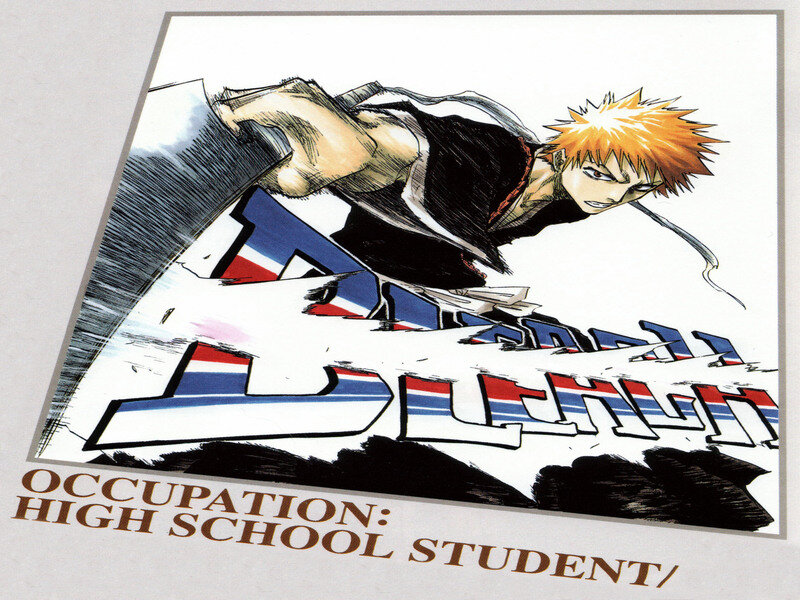 Spiky-haired Anime Character — White