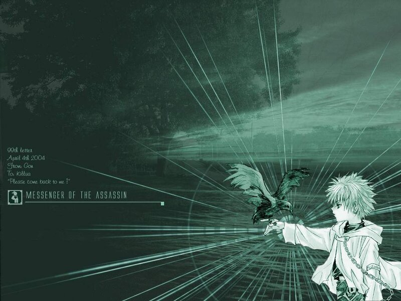 Spiky-haired Boy with Bird