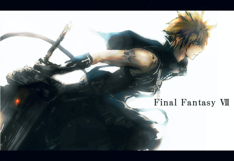 Spiky-haired Character — Black, Dramatic