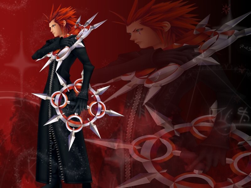 Spiky-haired Character — Red
