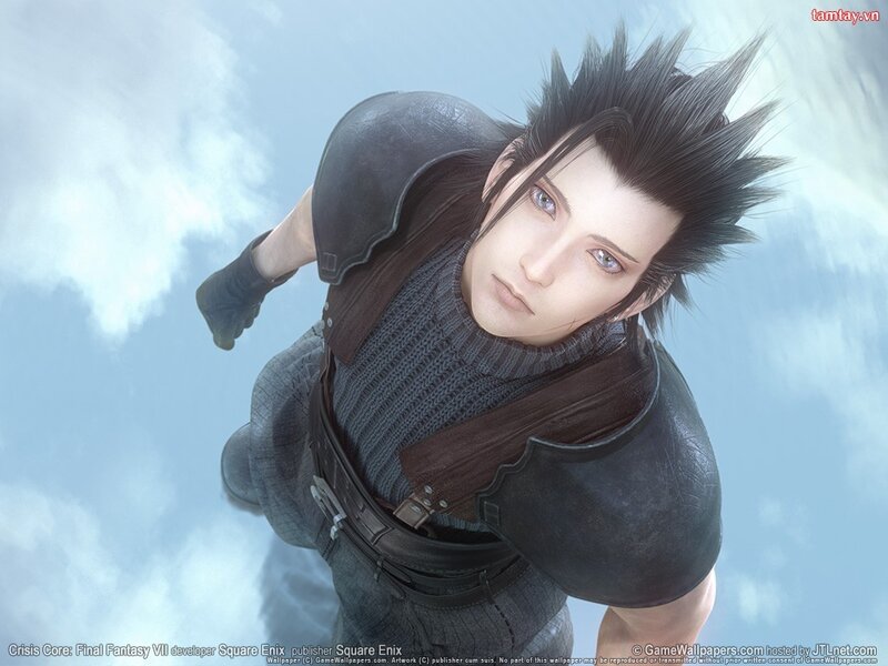 Spiky-haired Male Character