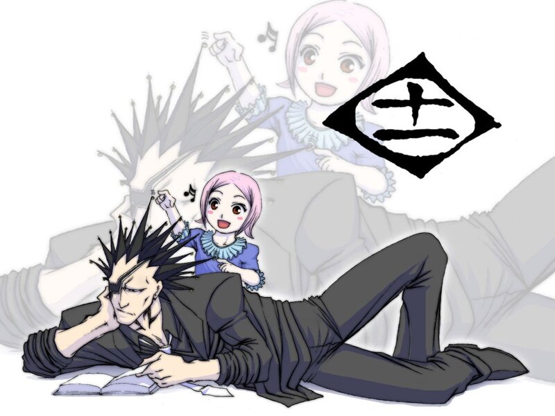 Spiky-haired Man and Girl