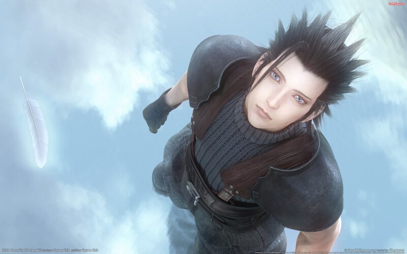 Spiky-haired Man in Sky