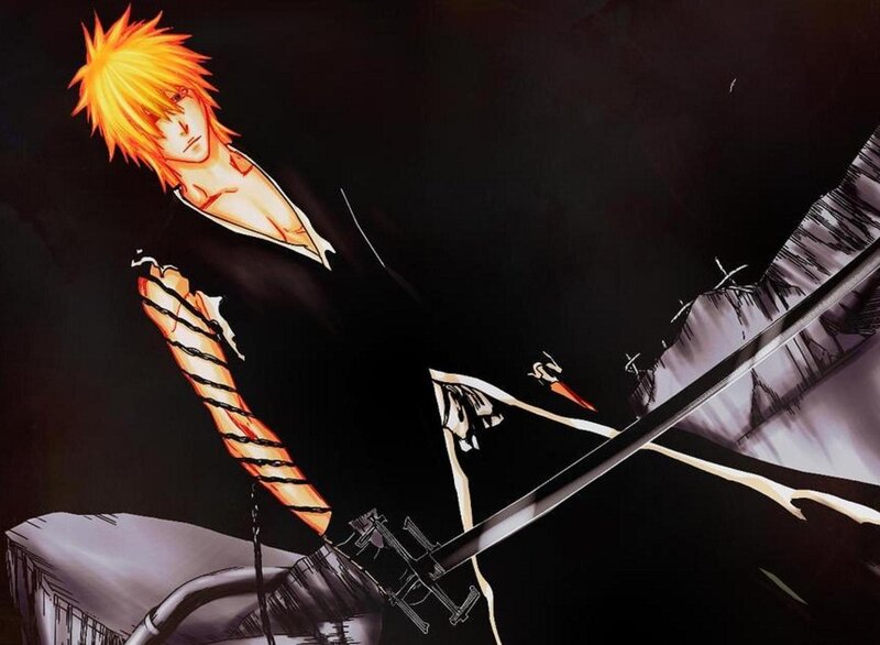 Spiky-haired Warrior — Black