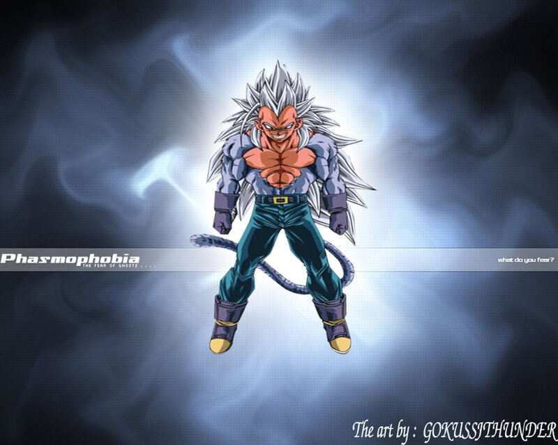 Spiky-haired Warrior — Blue, Dramatic