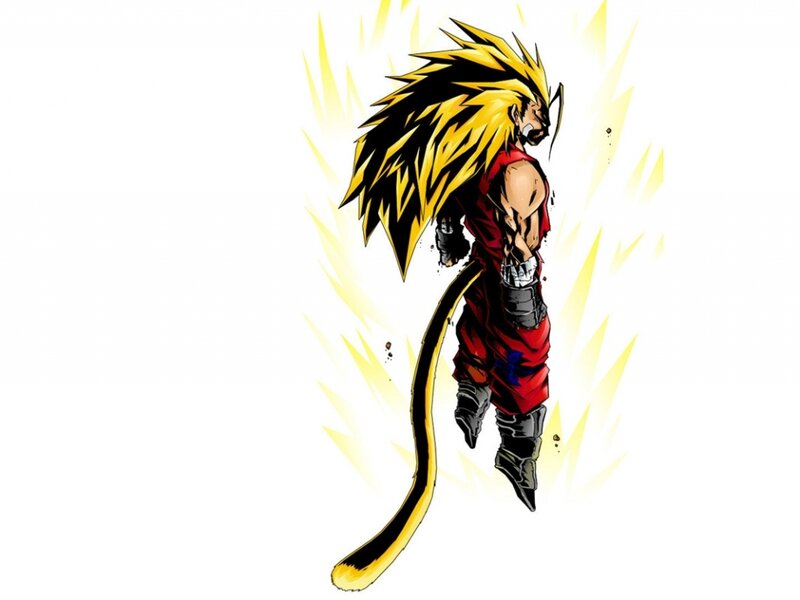 Spiky-haired Warrior — Yellow, Dramatic