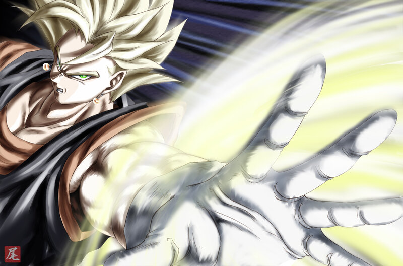 Spiky-haired Warrior — Yellow