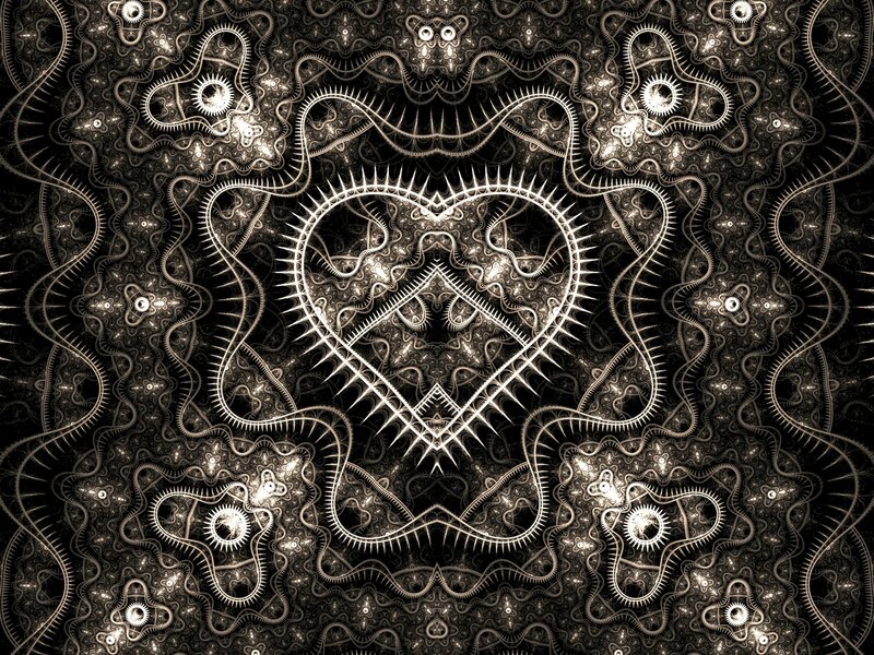 Spiky Heart Fractal