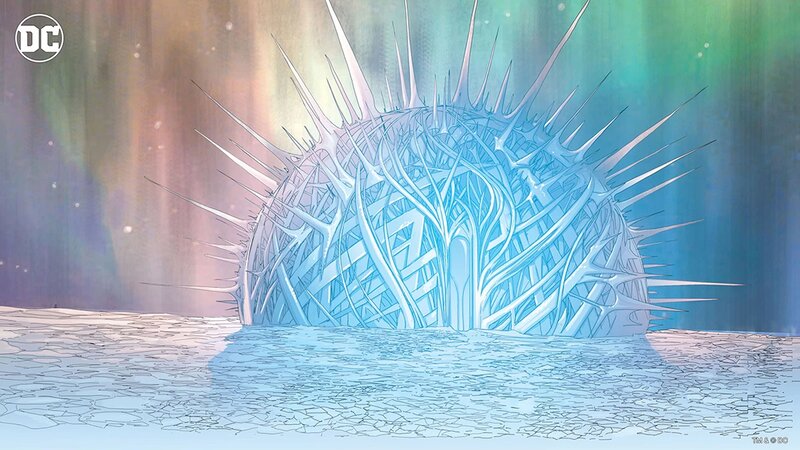 Spiky Ice Structure