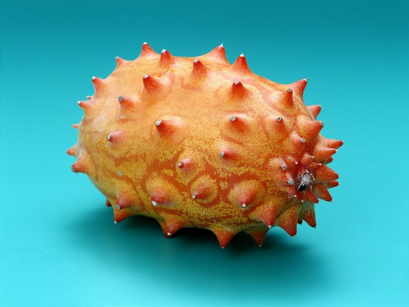 spiky orange fruit