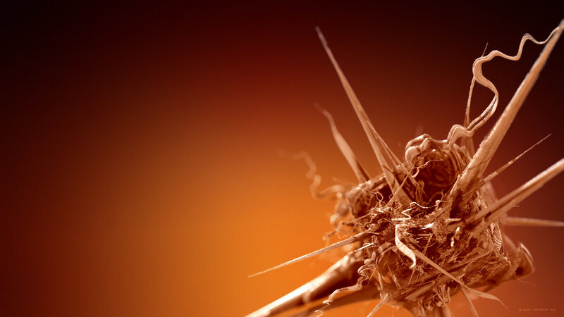 Spiky Organic Structure
