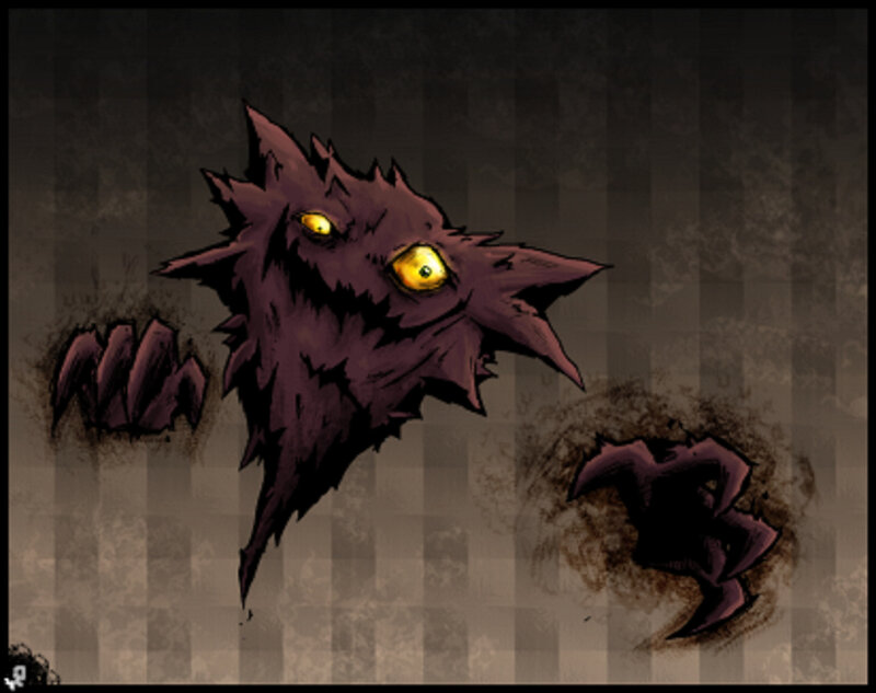 Spiky Purple Monster