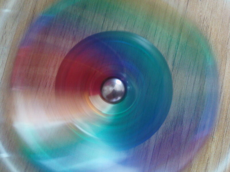 Spinning Fidget Spinner — Blue