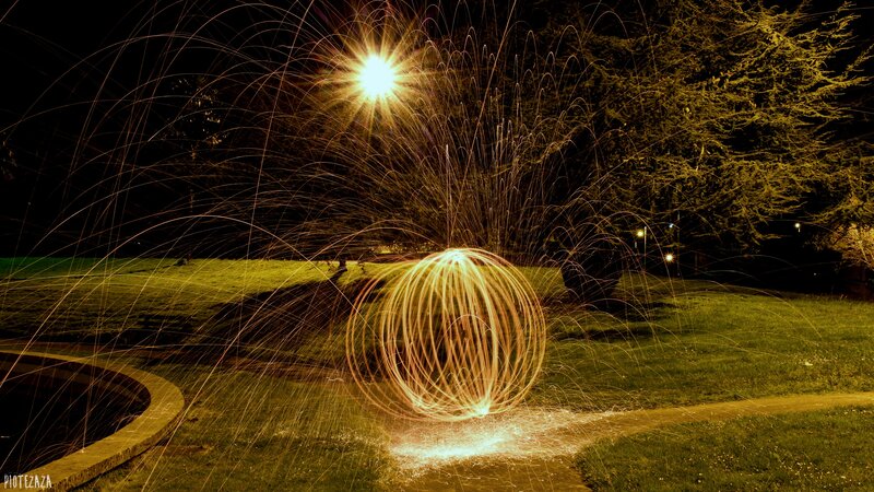 Spinning Light Sphere