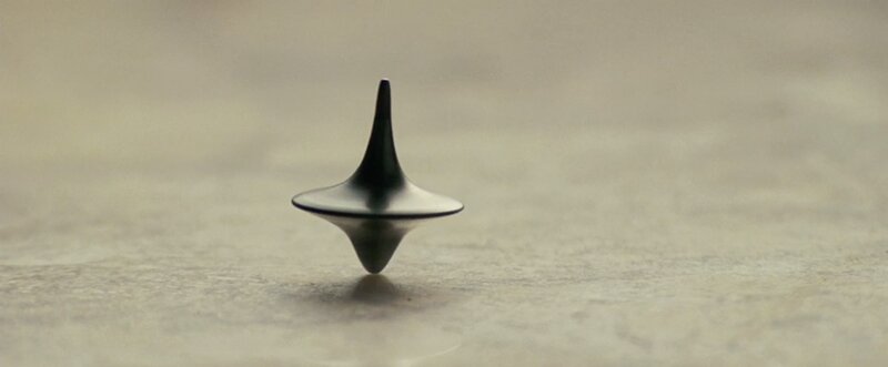 spinning top on surface