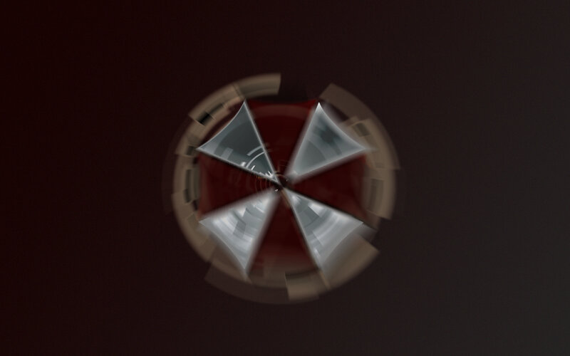 spinning umbrella logo