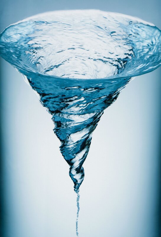 Spinning Water Vortex