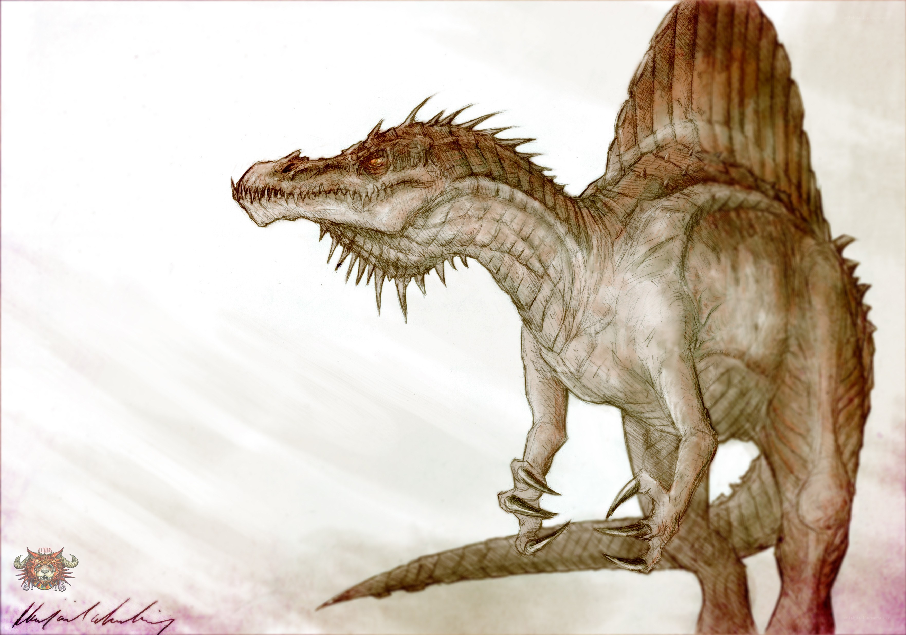 Spinosaurus concept art